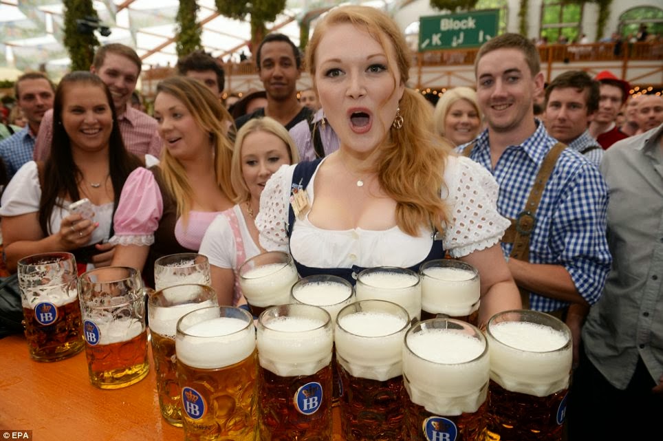 'O zapft is!' Beer Festival in Munich Germany in Full Swing 1